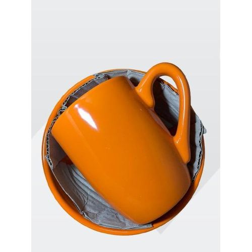 New Age Ceramic mug with saucer set - multicolor - image 2