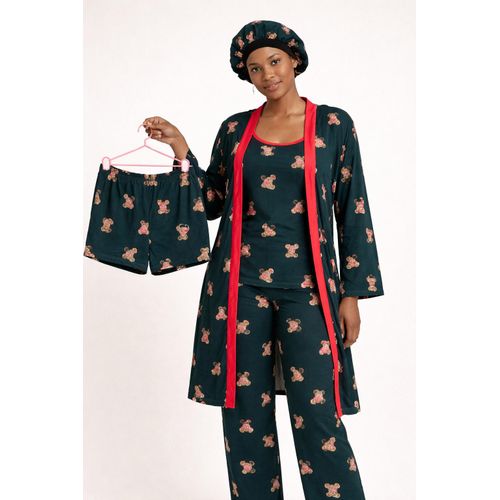 product_image_name-Generic-5 in 1 Ladies Sleepwear - Multicolor -1