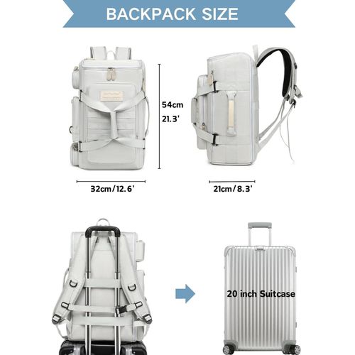 product_image_name-Fashion-Large Capacity Travel Backpack,Waterproof 3 Layer Fabric, Multi Compartment, Laptop Slot,Black-6