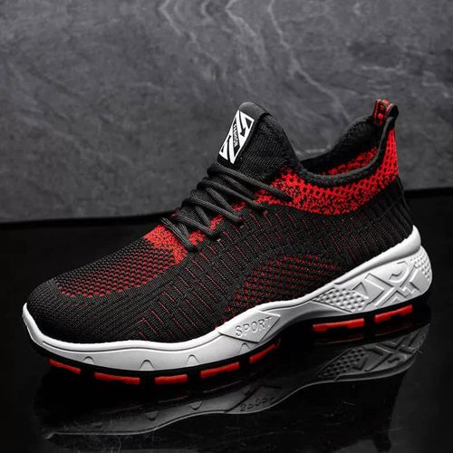 Shop Generic Trendy Design Sneakers-Black/Red Online | Jumia Ghana