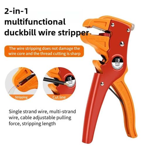 Generic Multi-functional duckbill wire s-tripper, wire s-tripper, eagle beak wire s-tripper - image 2