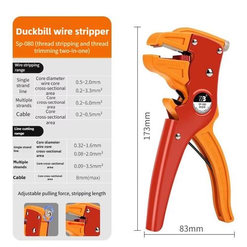 Generic Multi-functional duckbill wire s-tripper, wire s-tripper, eagle beak wire s-tripper - image 6