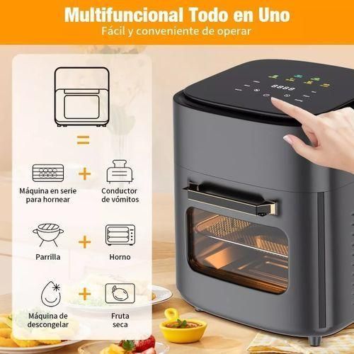 product_image_name-Generic-Extra Large Capacity Smoke-free Airfryer - 15L Black-4