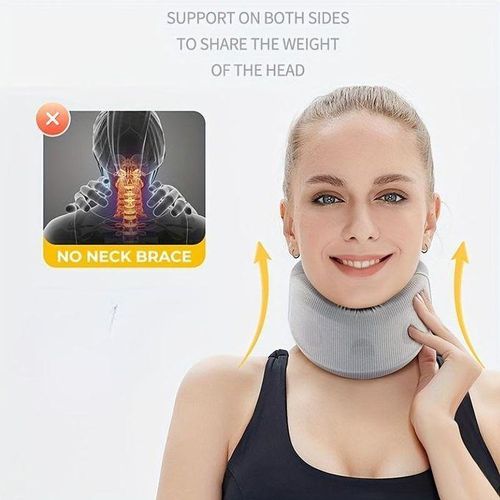 product_image_name-Generic-1pc Brace Foam Cervical Collar - Soft Neck Support For Pain & Pressure In-8