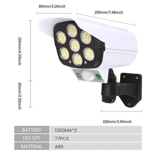product_image_name-Generic-Solar Light Outdoor Motion Sensor Fake Dummy Camera-6