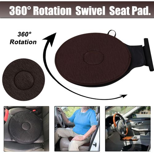 New Rotating Seat Cushion Swivel Revolving Mobility Aid for Car