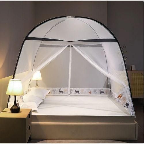 Generic Folding Mosquito Net with Stand, Bed Curtain,Adults,1.8m - image 3