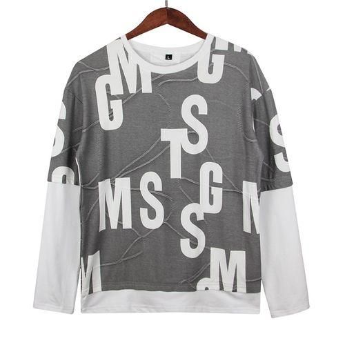 product_image_name-Berrykey-Men's Spring Casual Slim Fit Floral Long Sleeve T Shirts Sweatshirts-Grey-3