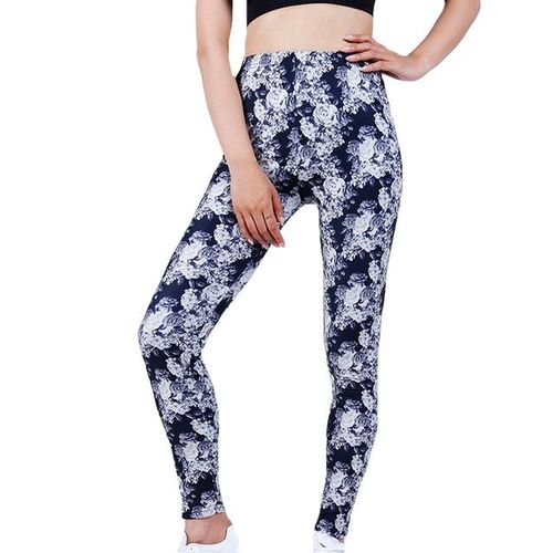 Shop Generic Ysdnchi Workout Ankle Gym Pants Big Flowers Printed