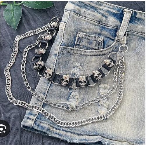 AD Multi Layer Chain for Pant or Jeans Acessories - Sliver