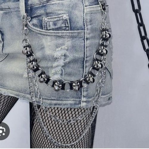 AD Multi Layer Chain for Pant or Jeans Acessories - Sliver - image 2