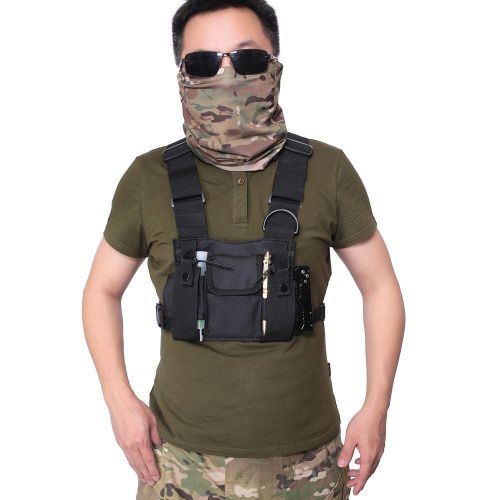 Shop Generic Men Outdoor Chest Rig Vest Harness Bag Sport Shoulder