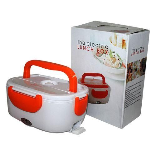 product_image_name-White Label-Electric Heating Lunch Box & Food Warmer - 40W - White/Red-1