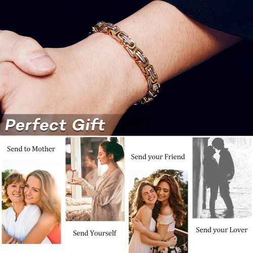 product_image_name-ARHANORY-Women's Byzantine Stainless Steel Chain Bracelet Men's Hip Hop Jewelry - 6mm -4