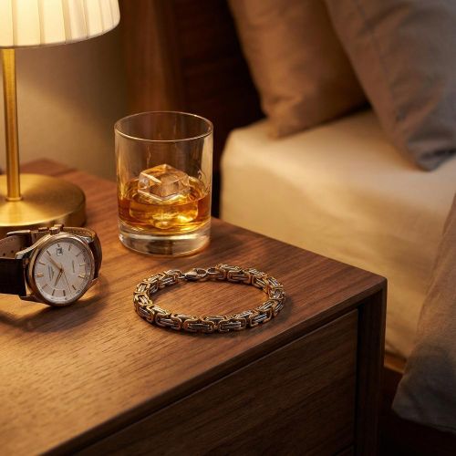 product_image_name-ARHANORY-Women's Byzantine Stainless Steel Chain Bracelet Men's Hip Hop Jewelry - 6mm -5