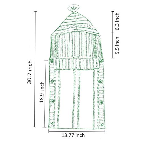 product_image_name-Generic-Baby swaddle blanket, knitted sleeping bag, baby blanket, stroller blanket (dark gray) (0-6 months)-3