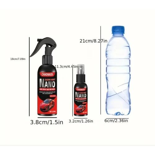 product_image_name-Nano-Car Crystal Coating Ceramic Spray Agent - Waterproof Liquid Polish - Give Protective Layer Car Exterior Super Brightening (120ml*1 )-7