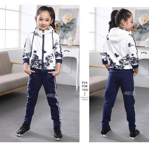 Girls Clothes Jacket Kids Clothing Hoodies+Pants Girl Tracksuit Sport Suit  Fall 