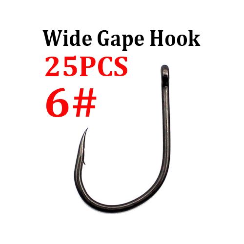 Shop Generic 25PCS Fishing Hooks Carp Bait Boilies Fishhook PTFE Coated  Online