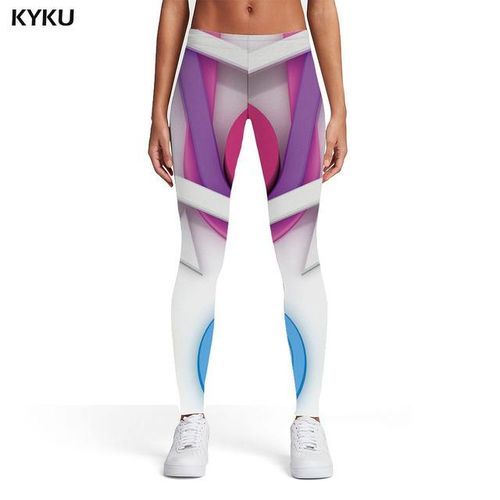 Shop Generic Kyku Math Leggings Women Colorful Sport Art Elastic Street  Spandex Womens Leggings Pants Fitness Funky Pencil Online