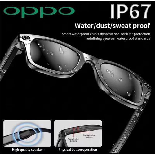 product_image_name-Oppo-AI Smart Glasses Ultra Clear Camera Shootingand Recording Touch Sport Sunglasses Bluetooth Call Video Music Player-4
