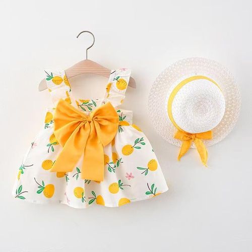 product_image_name-Fashion-0-4 Year Old Girl Princess Strap Dress - Comes with Hat-1