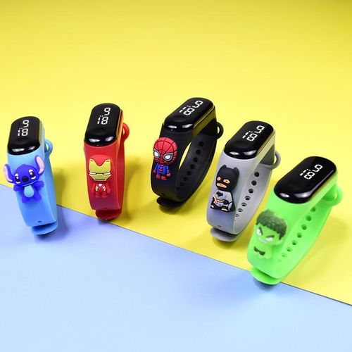product_image_name-Fashion-Children's LED electronic watch, student sports watch, Spider-Man watch-4