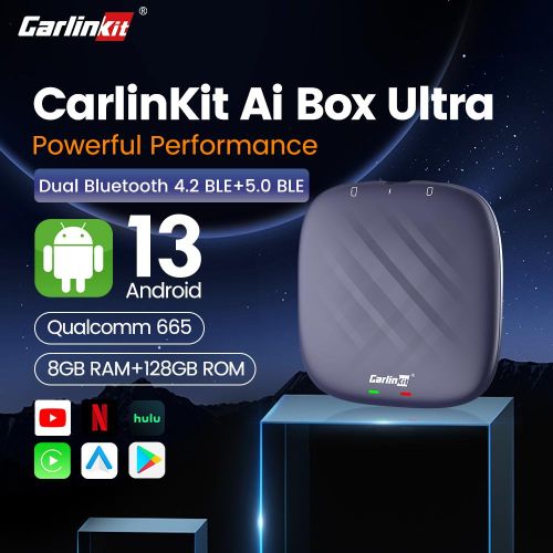 Shop Generic Tbox Plus Car Wireless Bluetooth Android 13 Carplay Ai Box  Qualcomn 6125 Portable Car Digital Support SIM /TF Wifi Online