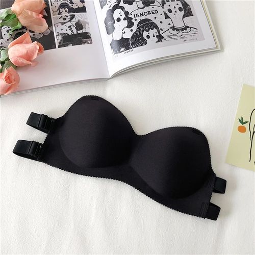 Shop Generic Silicone Bra Seamless Invisible Bra Women Wedding Dress Magic  Bra with Transparent Straps Backless Bralette Lingerie Top Online