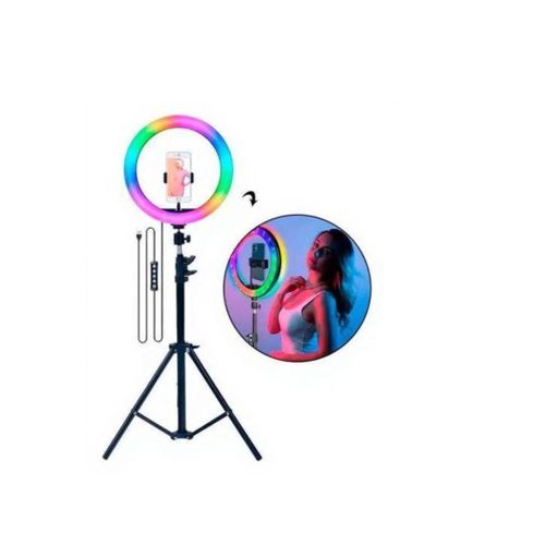 Generic 12 inches Ring Light, RL-12 Ring Fill Light, - Black/White