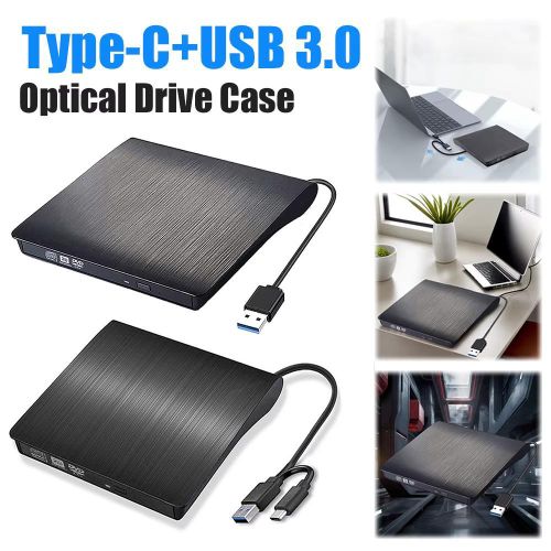 product_image_name-Generic-USB 3.0 External DVD-RW Drive – Portable CD/DVD Writer for Laptop & PC – Black-5