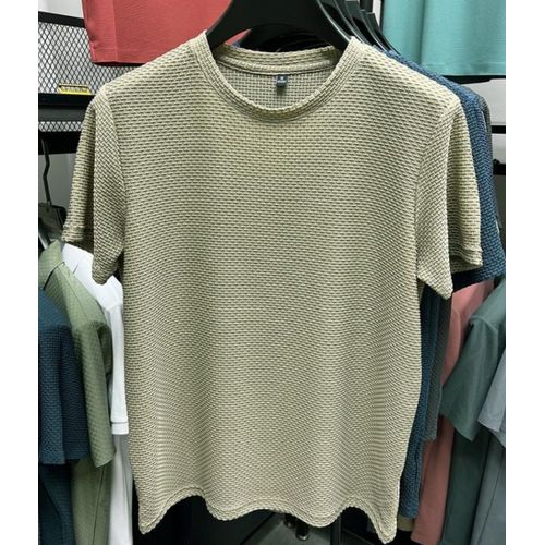 product_image_name-TOUPHY-T-Shirts Cotton Men's Short Sleeve - Beige-4