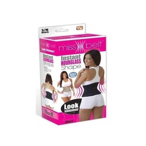 product_image_name-Miss Belt-Comfortable Adjustable Waist Trainer - Black-3