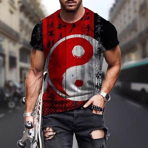 product_image_name-Fashion-Men's Trendy Multi Short Sleeve shirts T-shirt Sweatshirts-1
