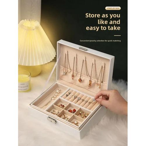 Fashion Luxury Multi-layer Jewelry Storage Box For Home - image 2