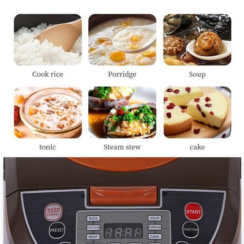 product_image_name-Generic-5L Smart Multifunctional 5L Digital Rice Cooker - Rose Gold-4