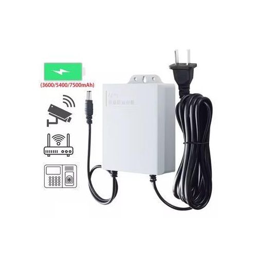 Generic Mini UPS Battery Power Backup for WiFi Router & CCTV Camera- White