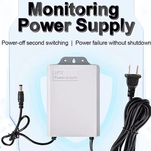 Generic Mini UPS Battery Power Backup for WiFi Router & CCTV Camera- White - image 5