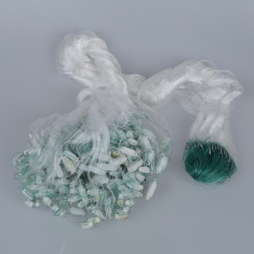 Shop Generic 25m Clear White Green Monofilament Fishing Fish Gill Net w  Float Online