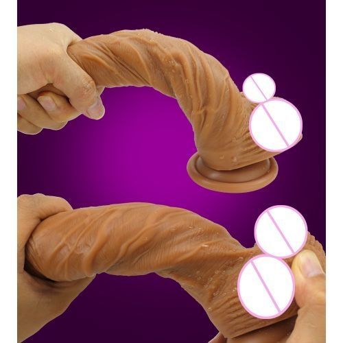 SEXTOYS Dildo - Realistic Massager - Brown - image 5