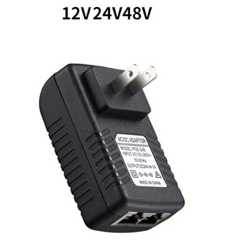 IP Camera Power Supply Adapter. Over Ethernet POE Injector POE