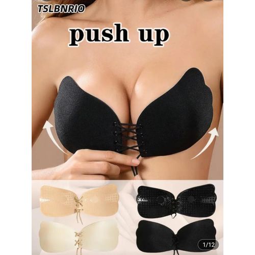 AD 2pcs Strapless Push Up Bra for Ladie (L)- Multicolour - image 2