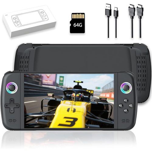 product_image_name-Generic-M27 7 inches Portable Retro Handheld Game Console 64GB - Black-1