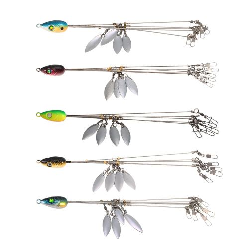 Shop Generic 5 Arms Alabama Umbrella Rigs Fishing Bass Lures Bait Kit Swim  Baits Lures Baits Online