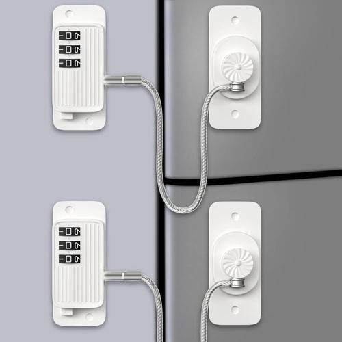 product_image_name-Generic-1 Pack Refrigerator Lock, Window Security Password Lock-7