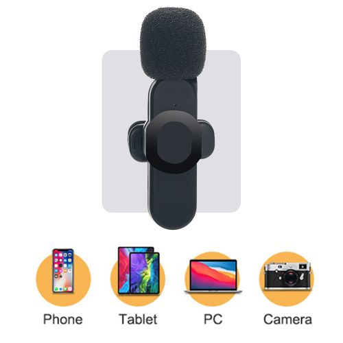 General BOMGE Camera Wireless Lapel 2 Lavalier Microphone - image 3