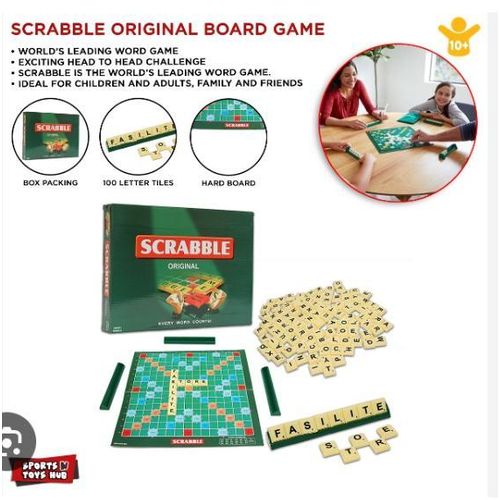 AD Classic Scrabble Game for IQ Development - Green - image 2