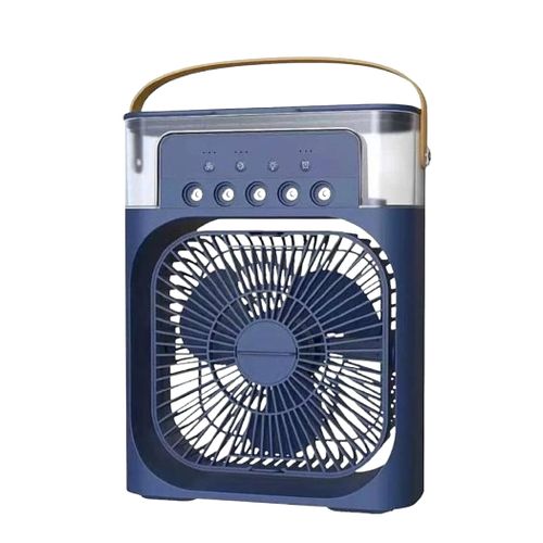 product_image_name-Generic-3-in-1 USB Portable Mini Air Cooler Fan - Blue-1