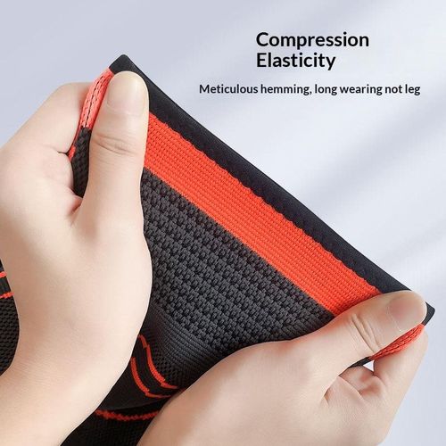 Generic Strap knee pads knee support XL (41-49cm) - Two - Orange - image 4
