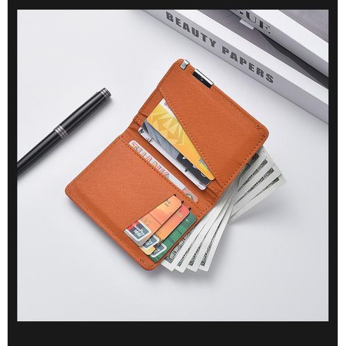 product_image_name-Fashion-Men's short wallet, PU leather wallet, multi-card slot card holder-3